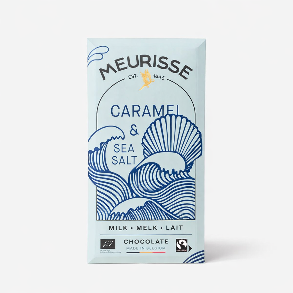 Meurisse milk chocolate caramel sea salt bar