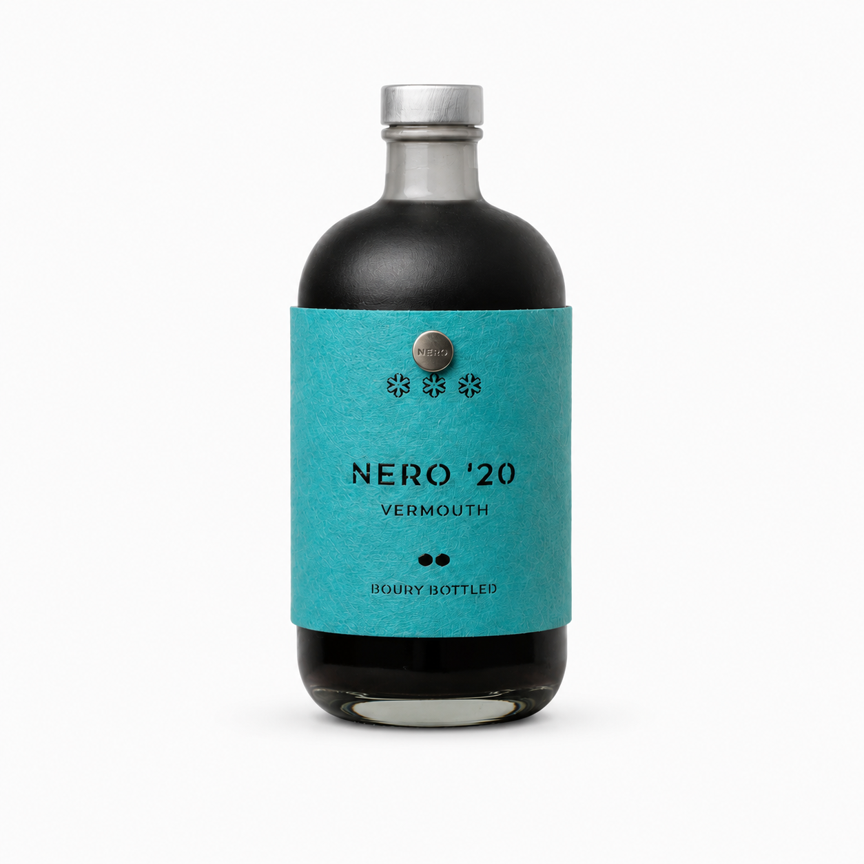 Nero '20 Vermouth 50cl Boury Bottled Nero D'Avola grapes Oloroso sherry cask aged Michelin star spirit Dear Johny