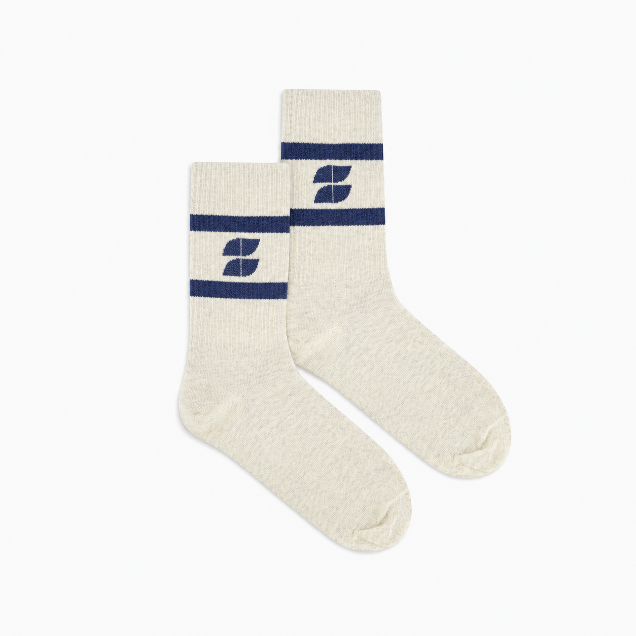 by-bar Logo Sparkle grey organic cotton socks with navy blue accents and subtle metallic lurex shimmer ethically manufactured in Portugal Dear Johny