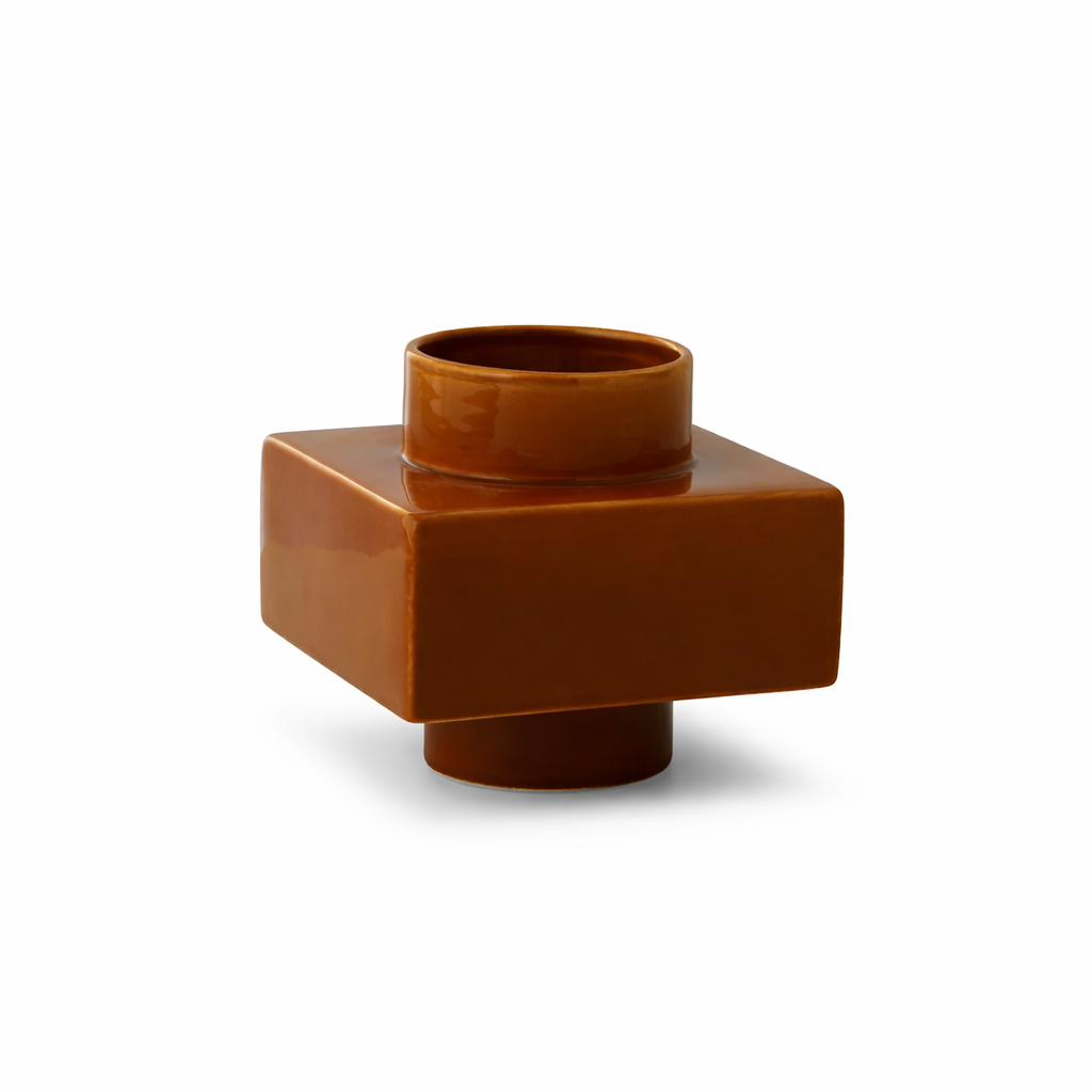 Normann Copenhagen ceramic vase sculptural design. Designed in collaboration with Studio Yolk