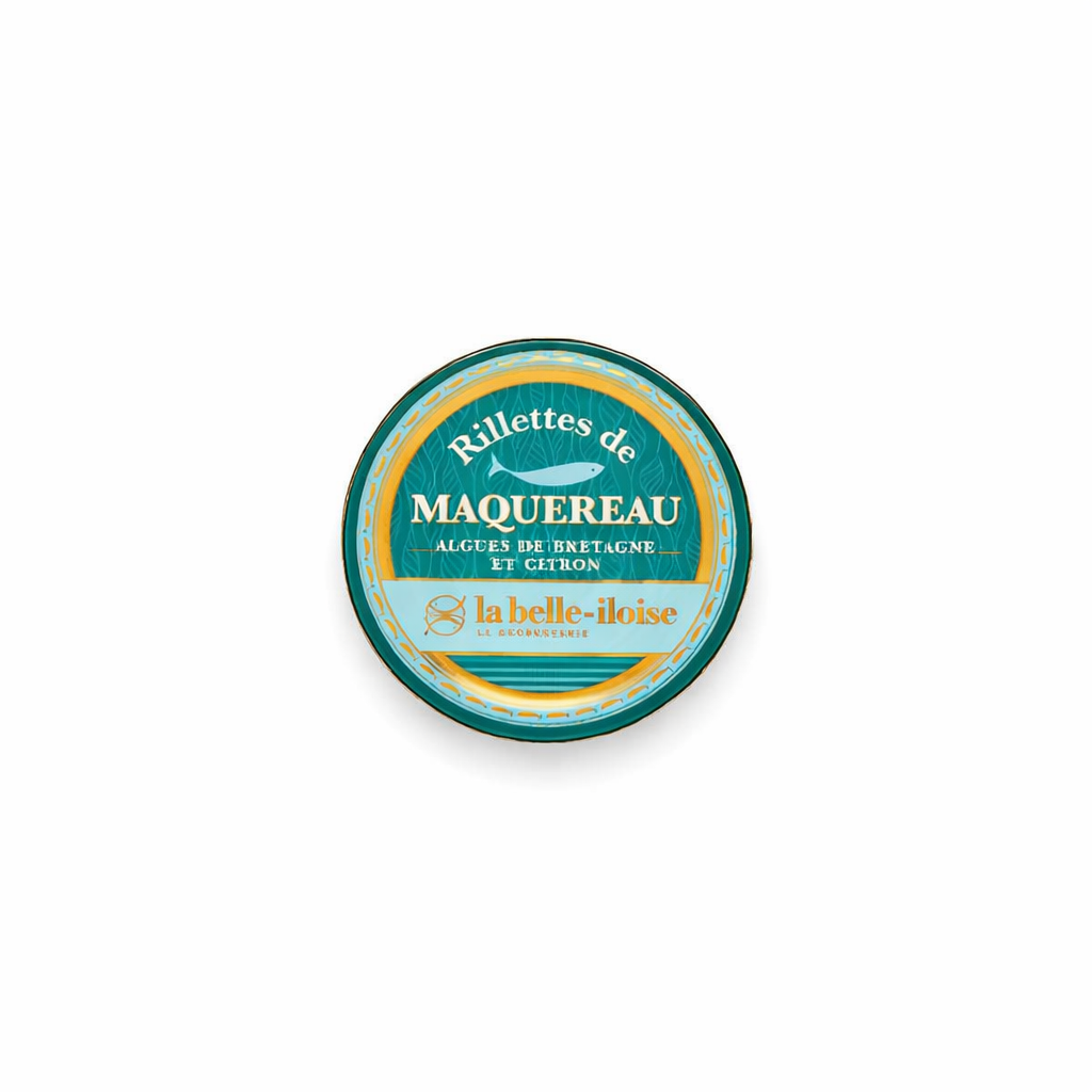 La Belle Iloise mackerel rillettes lemon seaweed tin
