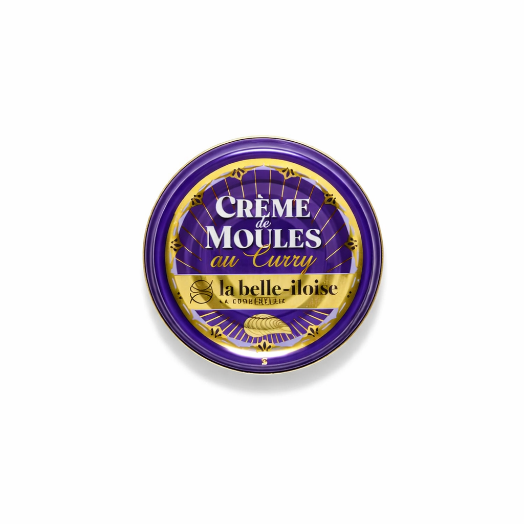 La Belle Iloise mussels cream curry tin
