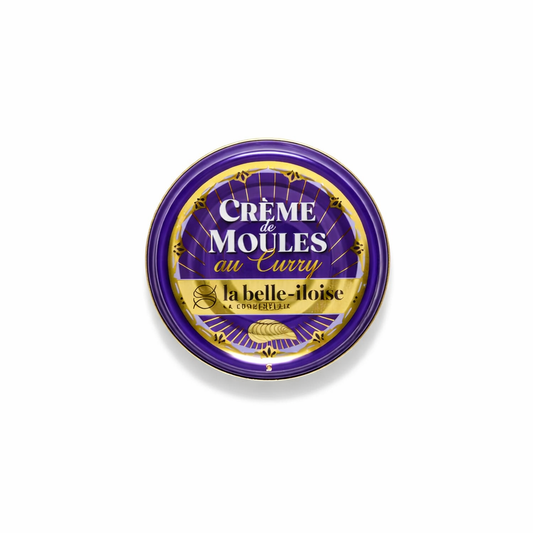 La Belle Iloise mussels cream curry tin
