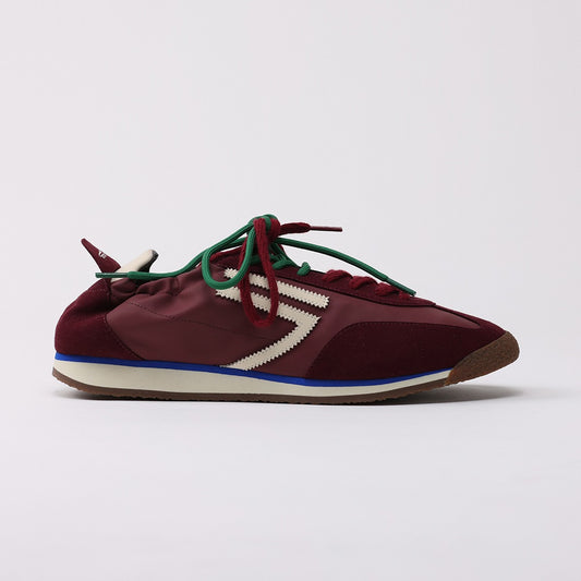 Puraai POMEGRADE vegan leather microsuede sneaker red white