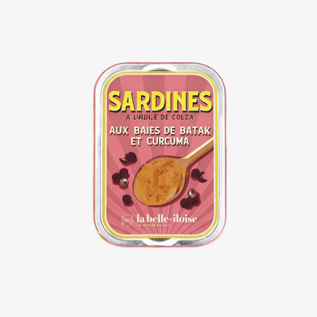 La Belle Iloise sardines batak berries turmeric tin
