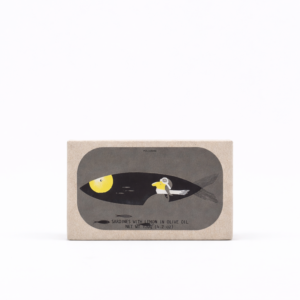 José Gourmet sardines lemon olive oil tin
