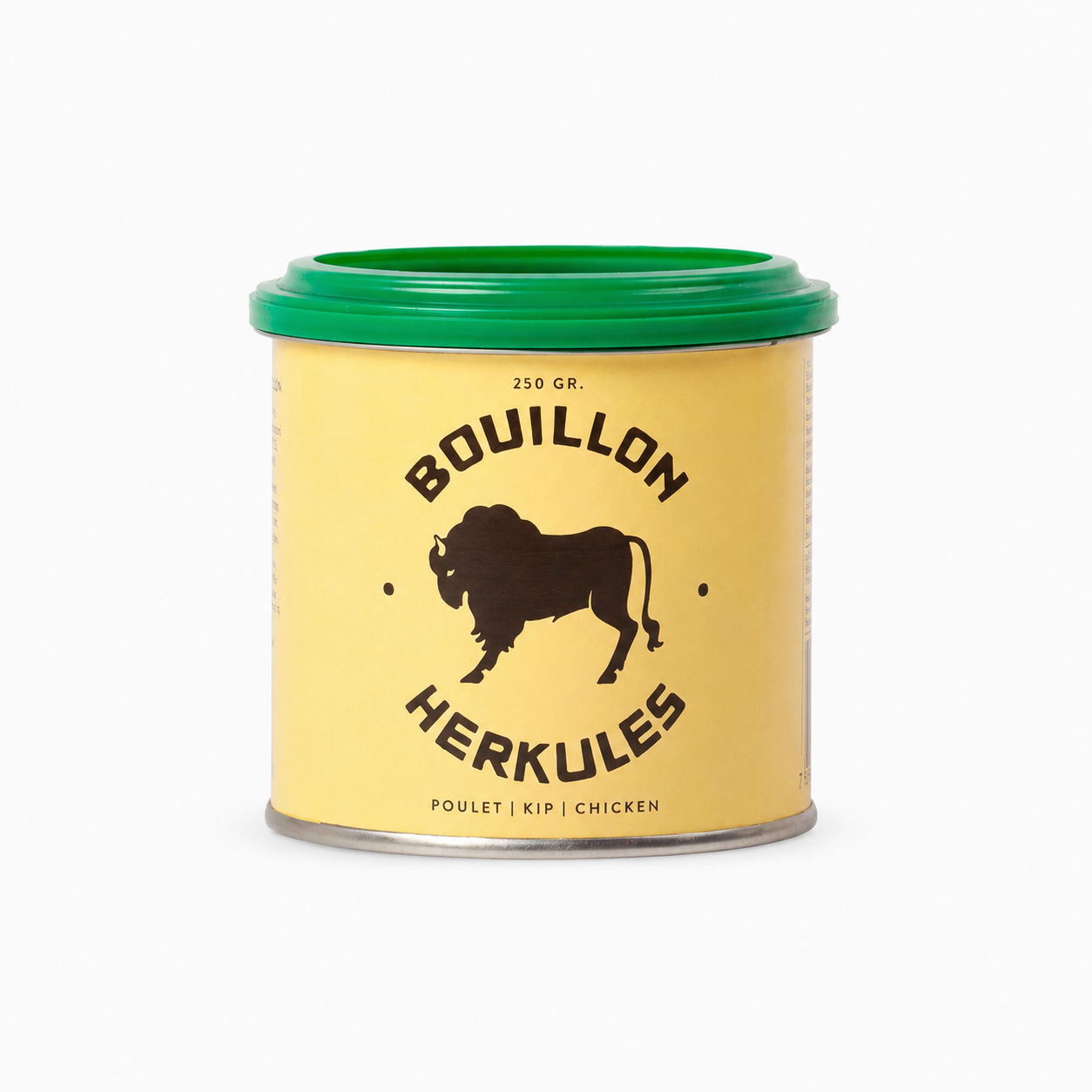 Bouillon Herkules chicken stock paste jar family recipe natural ingredients gluten-free RSPO certified sustainable Dear Johny