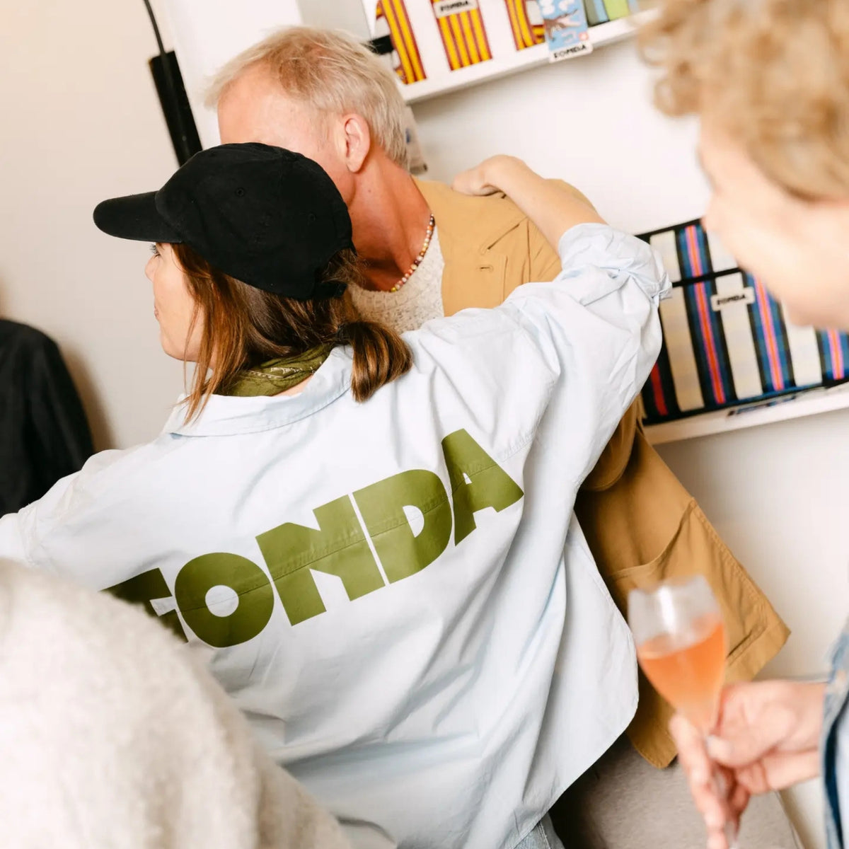 Collection of contemporary lifestyle bags and pouches in bold colors by Fonda