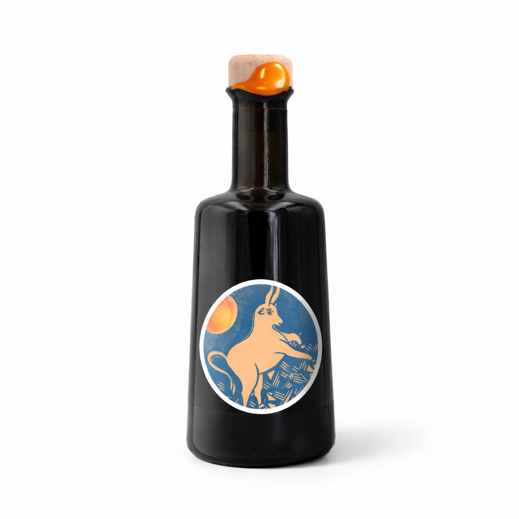 Sainte Odile apricot vinegar glass bottle fruit infusion