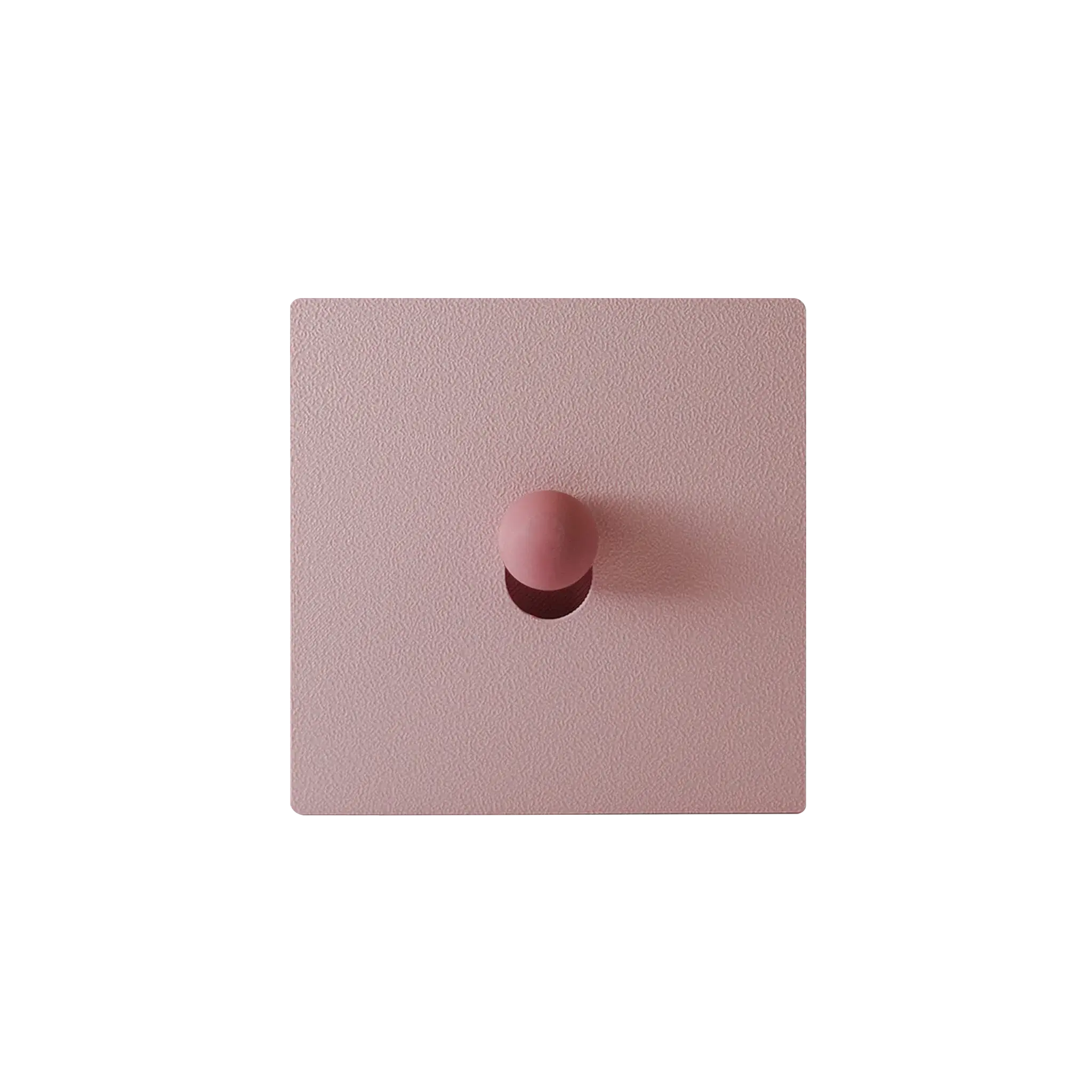 KOVR Studio Mallow bio-based magnetic light switch cover crafted in Lille France for no-drill renovation-free wall decor