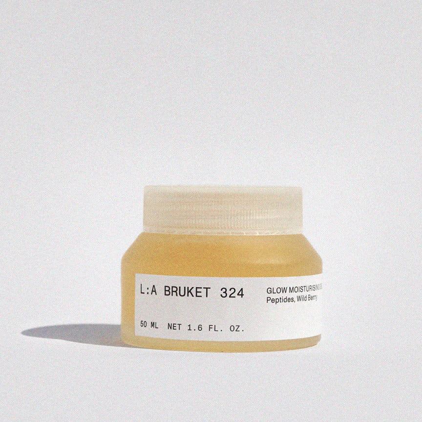 L:a Bruket Glow Moisturising Gel lightweight natural face moisturizer developed on the Swedish west coast made in Sweden Dear Johny