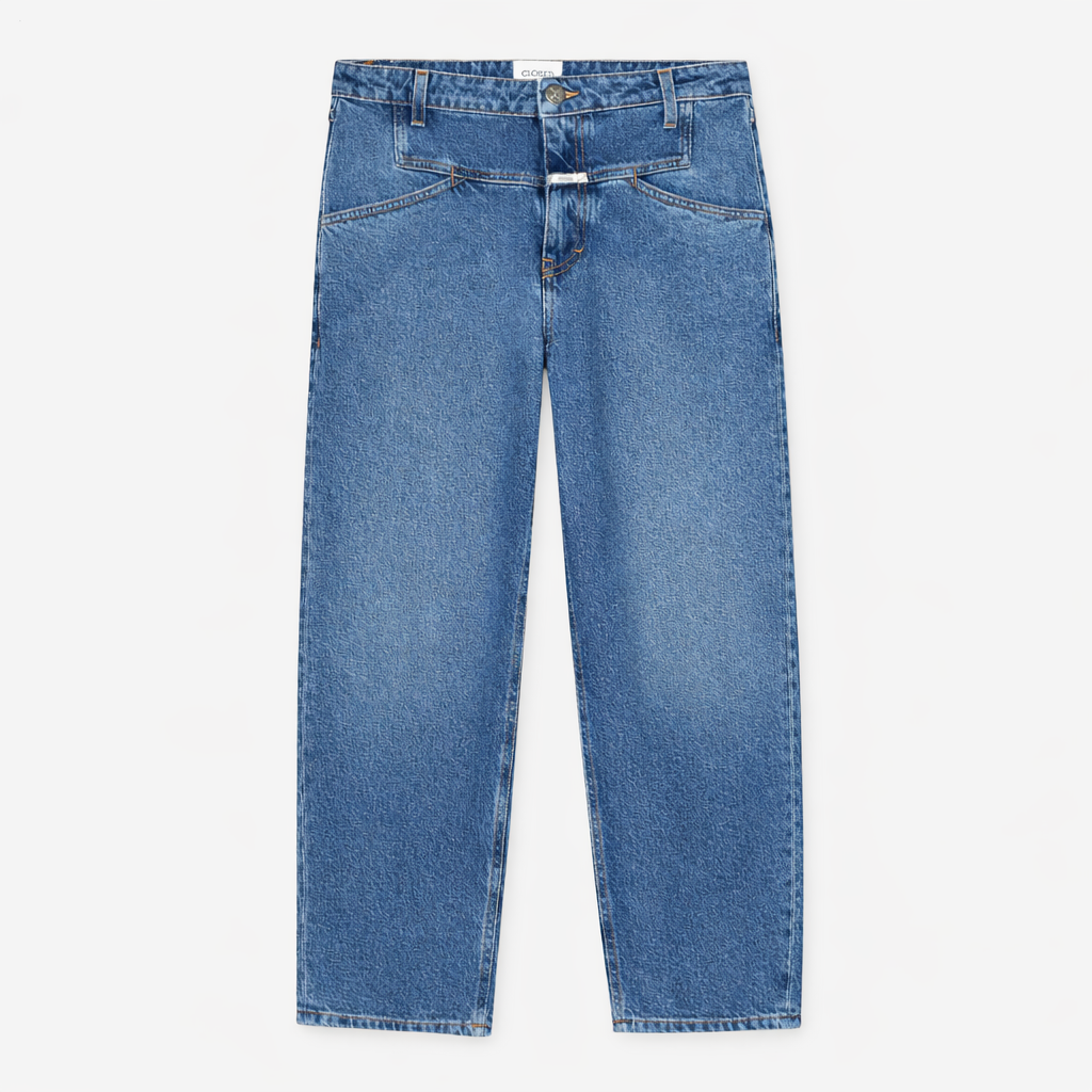 Closed relaxed jeans mid blue denim five-pocket fit