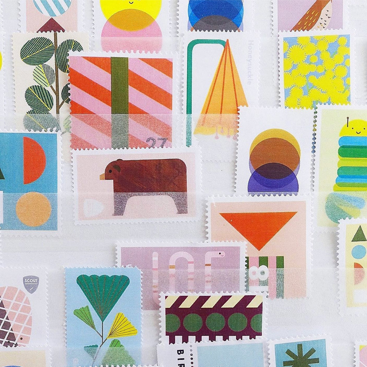 Scout Editions Old Fashioned Cocktail mini card risograph printed with soy based inks on Munken Lynx paper Dear Johny