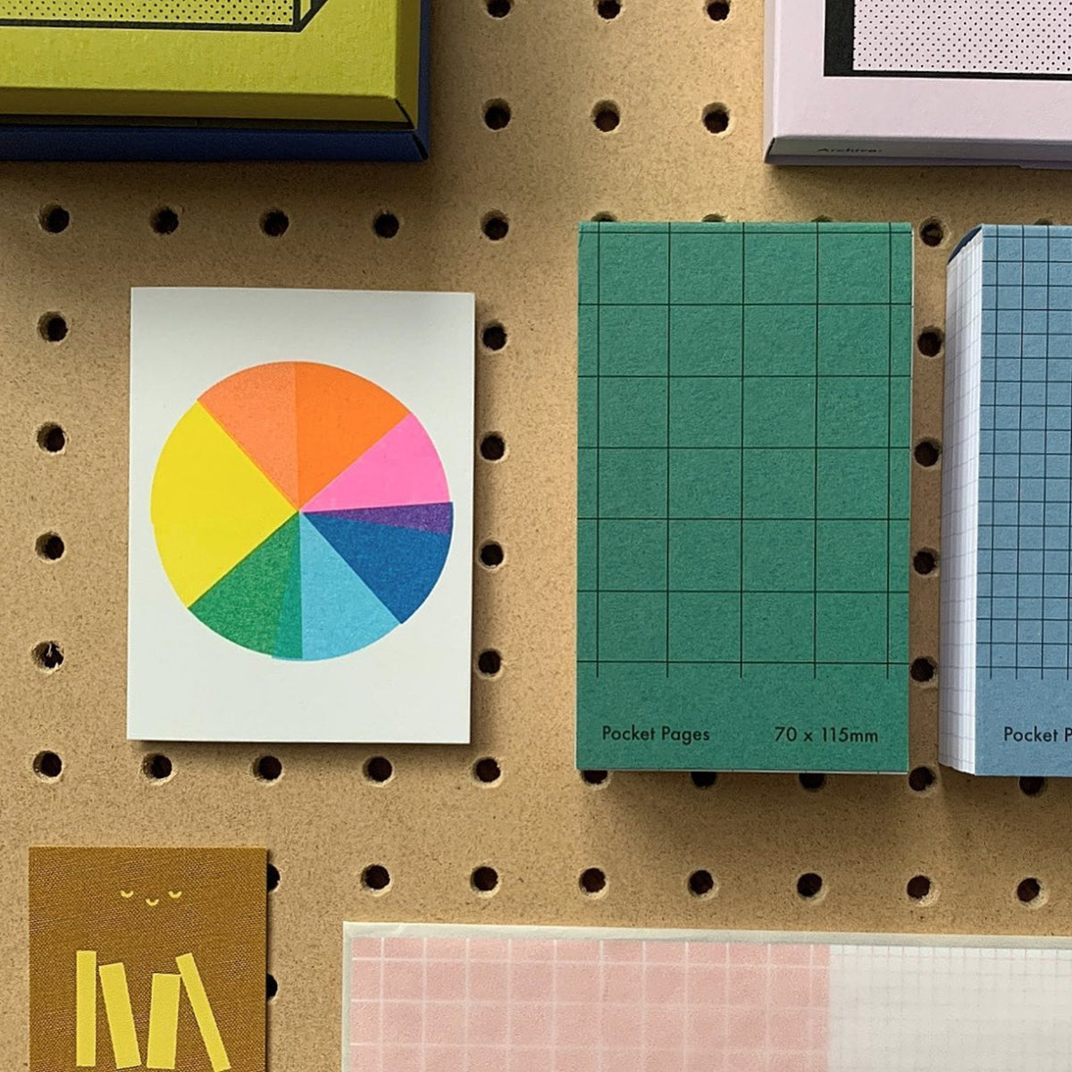 Scout Editions Old Fashioned Cocktail mini card risograph printed with soy based inks on Munken Lynx paper Dear Johny