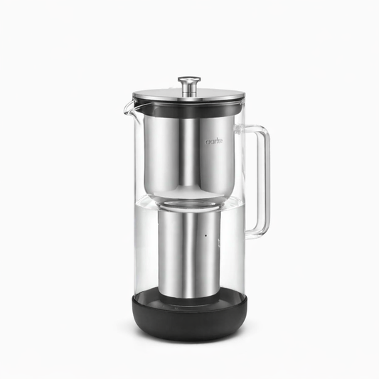 Aarke water filter pitcher glass stainless steel cartridge